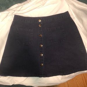 Urban Outfitters Button Up Skirt